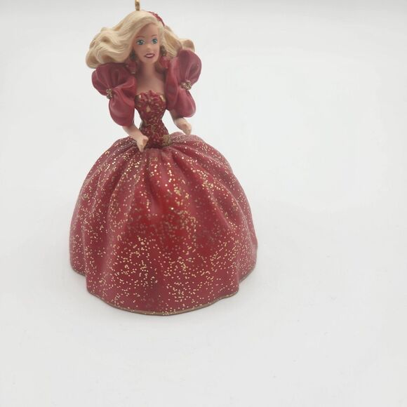 1993 Hallmark Keepsake Ornament BARBIE 1st In HOLIDAY Series Mattel MIB Vintage - Picture 1 of 8